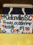 shrimp $9.50 a pound